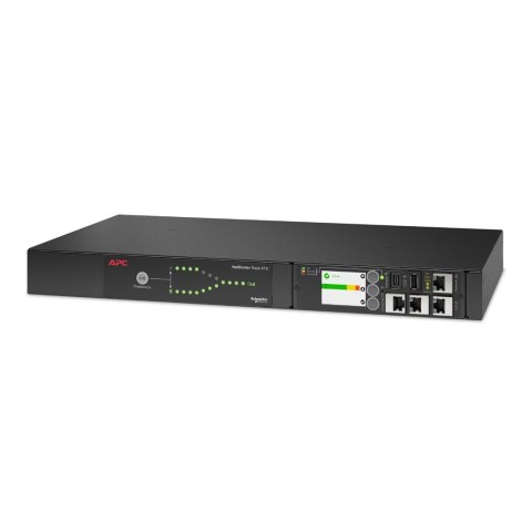 APC Rack ATS, 230V, 10A, C14 in, (12) C13 out APC Rack ATS, 230V, 10A, C14 in, (12) C13 out