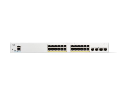 Cisco C1200-24P-4X łącza sieciowe Zarządzany L2/L3 Gigabit Ethernet (10/100/1000) Biały Cisco C1200-24P-4X łącza sieciowe Zarządzany L2/L3 Gigabit Ethernet (10/100/1000) Biały