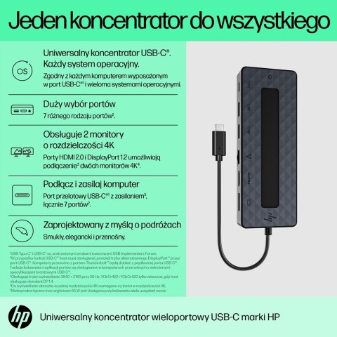 HP 50H55AA USB 3.2 Gen 2 (3.1 Gen 2) Type-C Czarny HP 50H55AA USB 3.2 Gen 2 (3.1 Gen 2) Type-C Czarny