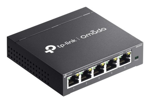 TP-Link Omada ES205G łącza sieciowe Zarządzany Gigabit Ethernet (10/100/1000) Czarny