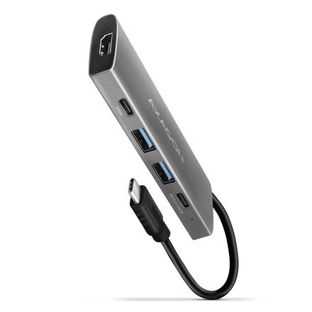 AXAGON HMC-5G21 USB-HUB 2x USB-A + 2x USB-C + HDMI 4K/30Hz, USB-C 3,1 - 13cm
