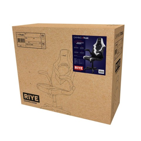 Fotel gamingowy TRUST GXT703W RIYE GAMING CHAIR WHITE Fotel gamingowy TRUST GXT703W RIYE GAMING CHAIR WHITE
