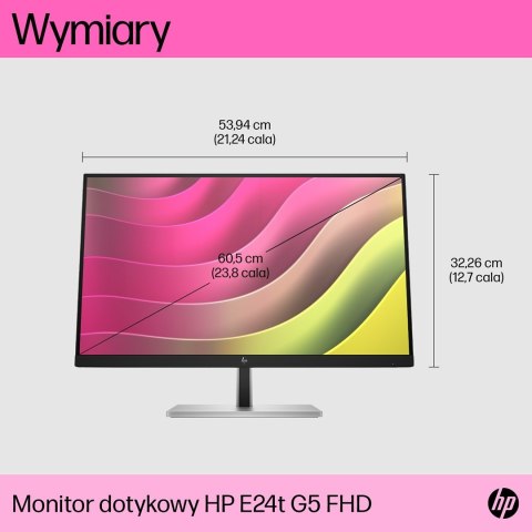 HP Monitor dotykowy E24t G5 FHD HP Monitor dotykowy E24t G5 FHD