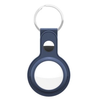 KeyBudz AirTag Keyring - skórzane etui ochronne do AirTag (cobalt blue)