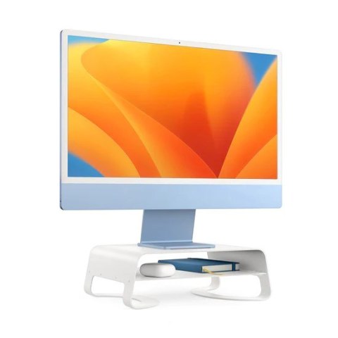 Podstawka Curve Riser Metall Ständer für iMacs und Displays weiß Podstawka Curve Riser Metall Ständer für iMacs und Displays weiß
