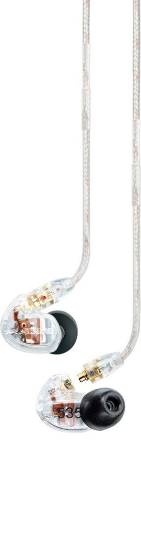 SE535-CL-EFS - Słuchawki douszne, trzy przetworniki, odłączany kabel, przezroczyste SE535-CL-EFS - Słuchawki douszne, trzy przetworniki, odłączany kabel, przezroczyste
