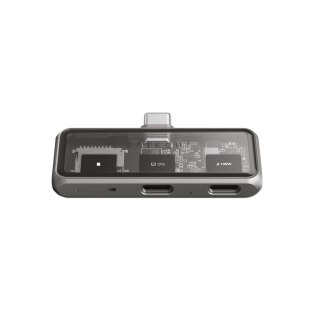 Satechi USB-C PD Mobile XR Hub i czytnik kart MicroSD gwiezdny szary