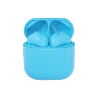 Słuchawki Bluetooth Happy Plugs, model Joy, True Wireless, kolor niebieski