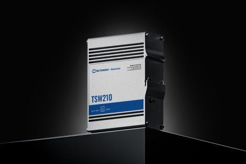 Teltonika TSW210 Nie zarządzany Gigabit Ethernet (10/100/1000) Aluminium