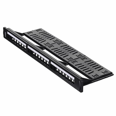 Lanberg PPKS-1124-B panel krosowniczy 1U