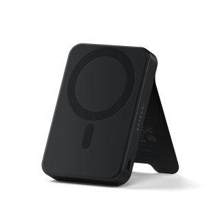 Powerbank Satechi OntheGo Powerbank 10K - magnetyczny powerbank z podstawką 10k mAh kompatybilny z MagSafe i Qi2 (black)
