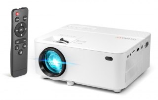 Projektor rzutnik LED + pilot Technaxx 50W, wbudowany głośnik (biały)