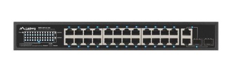 SWITCH LANBERG RSFE-24P-2C-250 24X 100MB POE+/2X COMBO RACK 19" GIGABIT ETHERNET 250W SWITCH LANBERG RSFE-24P-2C-250 24X 100MB POE+/2X COMBO RACK 19" GIGABIT ETHERNET 250W
