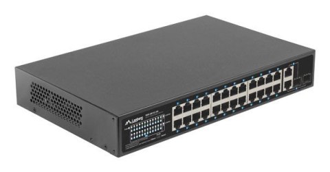 SWITCH LANBERG RSFE-24P-2C-250 24X 100MB POE+/2X COMBO RACK 19" GIGABIT ETHERNET 250W SWITCH LANBERG RSFE-24P-2C-250 24X 100MB POE+/2X COMBO RACK 19" GIGABIT ETHERNET 250W