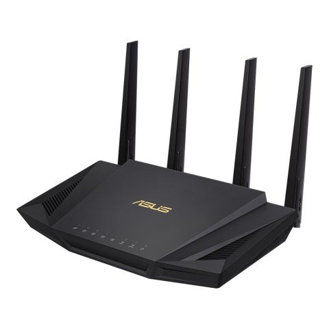 ASUS RT-AX58U router bezprzewodowy Gigabit Ethernet Dual-band (2.4 GHz/5 GHz) Czarny