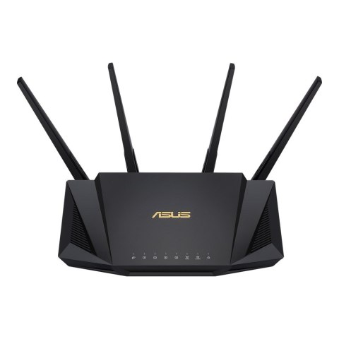 ASUS RT-AX58U router bezprzewodowy Gigabit Ethernet Dual-band (2.4 GHz/5 GHz) Czarny
