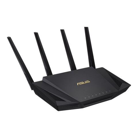 ASUS RT-AX58U router bezprzewodowy Gigabit Ethernet Dual-band (2.4 GHz/5 GHz) Czarny