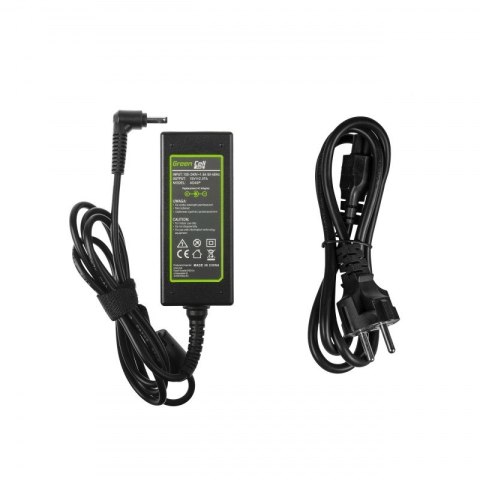 Green Cell AD40P adapter zasilający/ inwentor Wewnętrzna 45 W Czarny