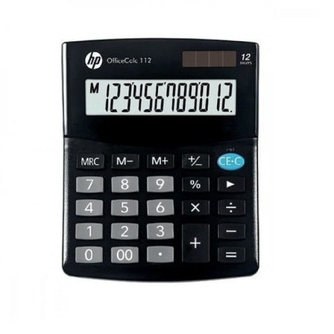 HP Kalkulator biurowy HP OC 112/INT BX, 12-cyfr. wyświetlacz, 125x101x33mm, czarny