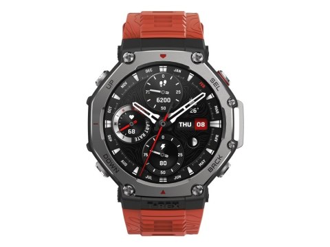 Smartwatch Amazfit T-Rex 3 -älykello, 48,5 mm, punainen