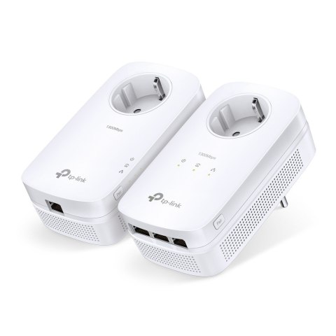 TP-Link TL-PA8033P KIT Karta sieciowa do PowerLine 1300 Mbit/s Przewodowa sieć LAN Biały 2 szt.