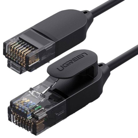 Ugreen kabel sieciowy Ethernet patchcord RJ45 Cat 6A UTP do 10Gb/s 3m NW122 (czarny)