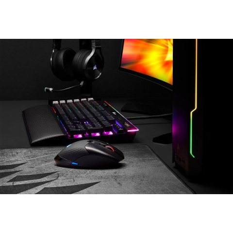 Bezprzewodowa mysz do gier Corsair Dark Core RGB PRO - czarna