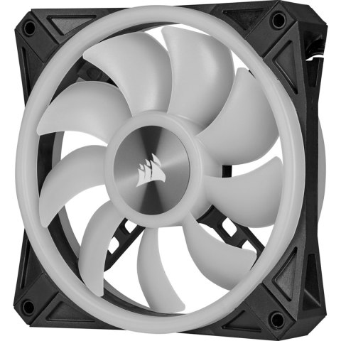 Korsarz | Zestaw podwójnych wentylatorów PWM 140 mm serii QL z węzłem oświetleniowym CORE | Podświetlenie QL140 RGB | Wentylator