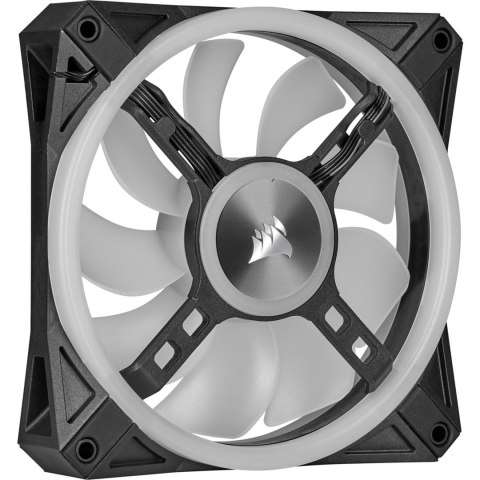 Korsarz | Zestaw podwójnych wentylatorów PWM 140 mm serii QL z węzłem oświetleniowym CORE | Podświetlenie QL140 RGB | Wentylator