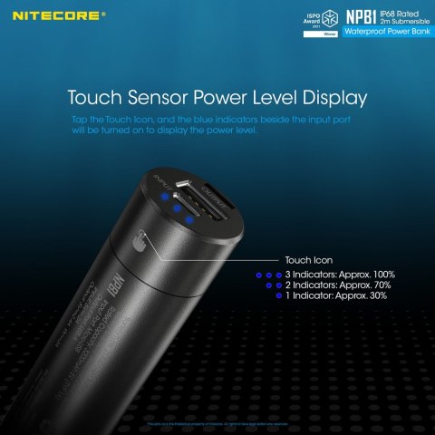 Power bank 5000mAh IP68/NPB1 Nitecore