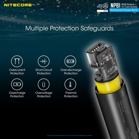 Power bank 5000mAh IP68/NPB1 Nitecore