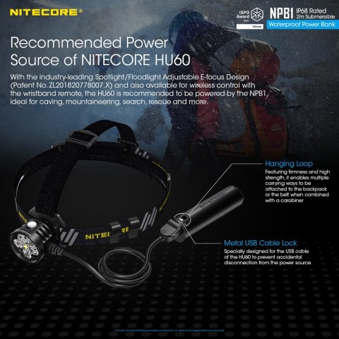 Power bank 5000mAh IP68/NPB1 Nitecore