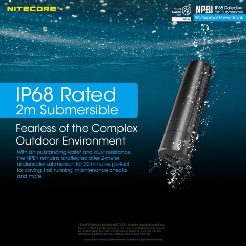 Power bank 5000mAh IP68/NPB1 Nitecore
