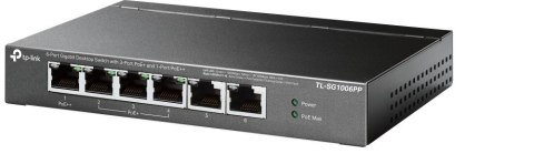 TP-Link TL-SG1006PP łącza sieciowe Nie zarządzany Gigabit Ethernet (10/100/1000) Obsługa PoE Szary