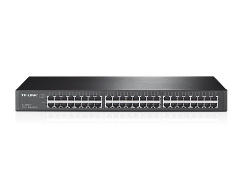 TP-Link TL-SG1048 Nie zarządzany Gigabit Ethernet (10/100/1000) 1U Czarny