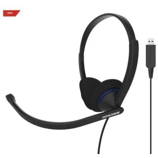 Koss Słuchawki CS200 USB Przewodowy Mikrofon Nauszny Czarny