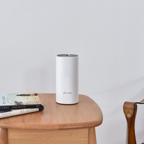 TP-Link Deco E4 (2-pack) Dual-band (2.4 GHz/5 GHz) Wi-Fi 5 (802.11ac) Biały, Szary Wewnętrzne