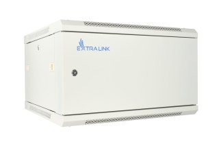 Extralink 6U 600x450 ASP Szara | Szafa rack | montowana na ścianie, drzwi blaszane pełne