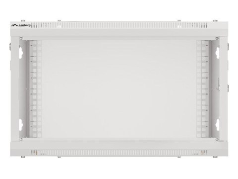 LANBERG SZAFA WISZĄCA RACK 19" 6U 600X600 DRZWI METALOWE SZARA (FLAT PACK) WF01-6606-00S
