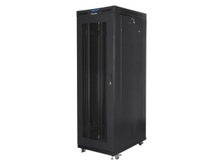 SZAFA INSTALACYJNA RACK STOJĄCA 19" 37U 800X1000 CZARNA DRZWI PERFOROWANE LCD LANBERG (FLAT PACK) V2