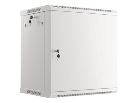 SZAFA INSTALACYJNA RACK WISZĄCA 19" 12U 600X450 SZARA DRZWI METALOWE LANBERG (FLAT PACK)