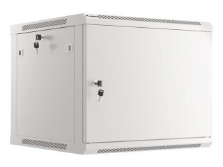 SZAFA INSTALACYJNA RACK WISZĄCA 19" 9U 600X600 SZARA DRZWI METALOWE LANBERG (FLAT PACK)