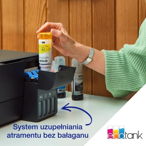 Epson EcoTank L3270 WiFi - wielofunkcyjna drukarka A4 z łącznością Wi-Fi i stałym zasilaniem w atrament