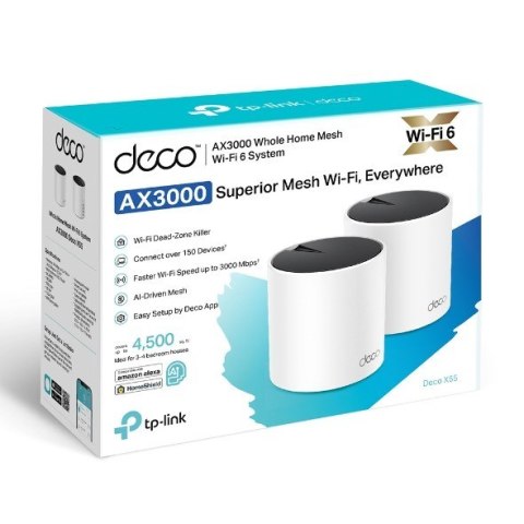 Router TP-Link AX3000 Dual-band (2.4 GHz/5 GHz) Wi-Fi 6 (802.11ax) Biały 3 Wewnętrzne