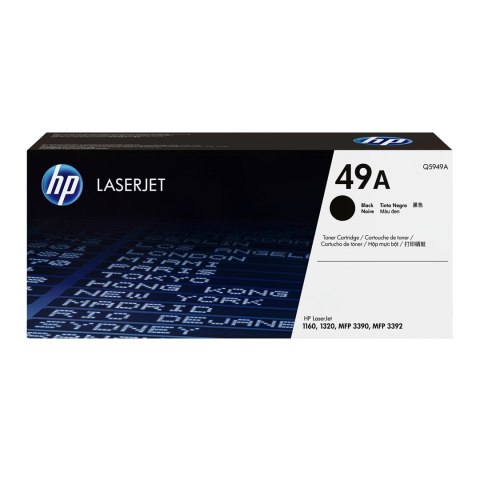 HP 49A oryginalny wkład z czarnym tonerem LaserJet