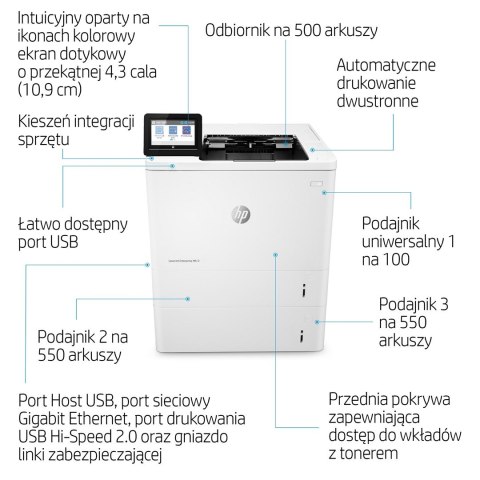 HP LaserJet Enterprise M612dn, Drukowanie, Drukowanie dwustronne