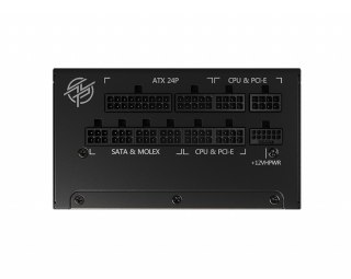 MSI MPG A850G PCIE5 moduł zasilaczy 850 W 24-pin ATX ATX Czarny