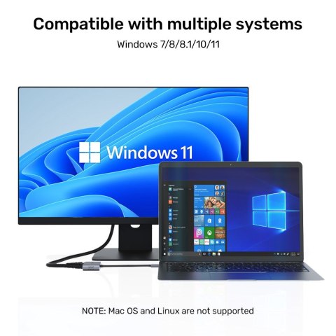 Adapter Unitek USB-A na HDMI i VGA, FullHD