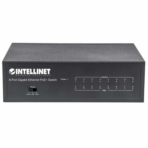 Gigabit Switch 8x 1000Mbps RJ45 PoE/PoE+ 60W VLAN