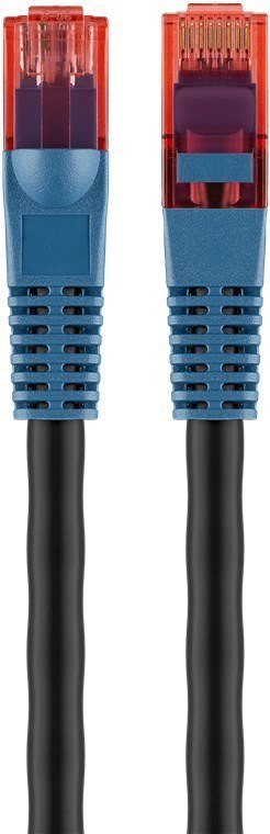 Goobay 94395 kabel sieciowy Czarny 50 m Cat6 U/UTP (UTP)